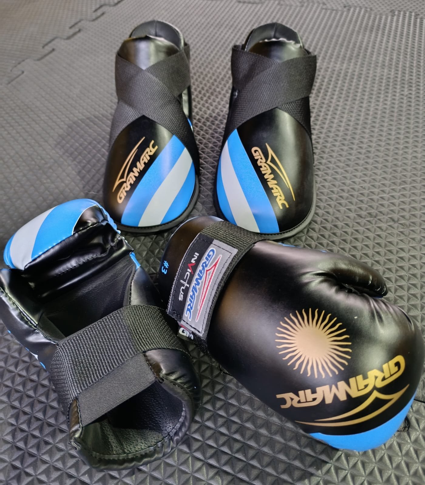Combo Protector De Pie Y Mano ''invictus''edición Limitada  Gran Marc - Shogun Ventas