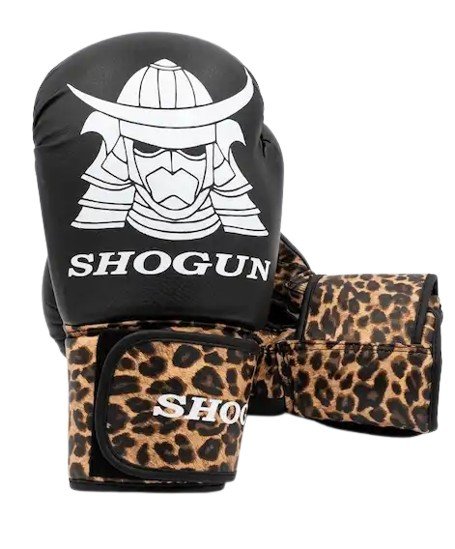 Guante Shogun leopard 12 oz (Especial para Boxeo, Kick Boxing, Muay Thai)