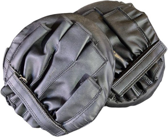 Guantes Foco Curvos X Par Manopla Box Focos Alto Impacto Negro Shogun